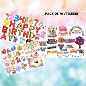 Birthday stickers