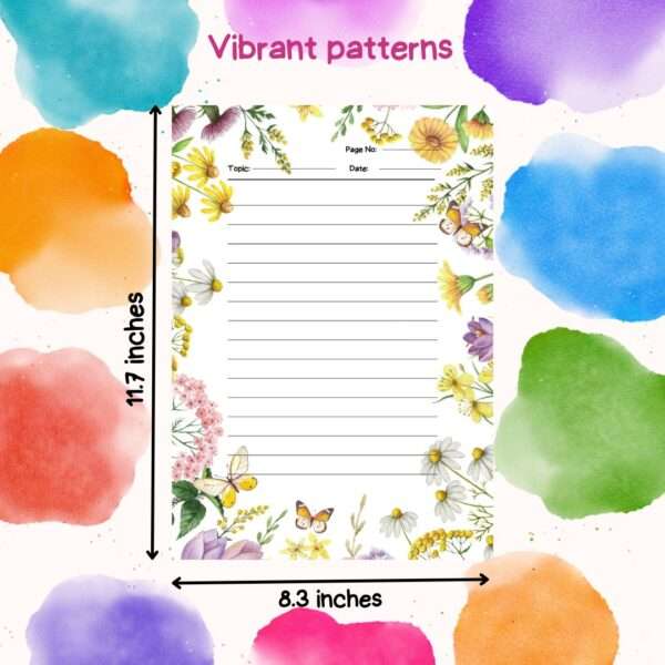 School Themed Designer Sheets-Set of 100 sheets/5 designs - Image 6