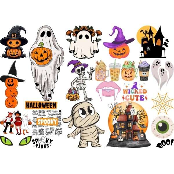 Halloween Stickers - 55 Spooktacular Designs for Kids! - Image 4