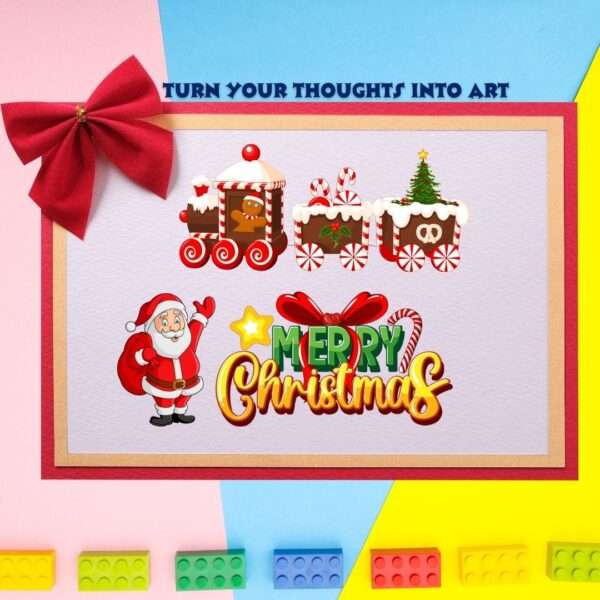 HOBBYHUT Christmas & NewYear Themed Stickers(Pack of 60) - Image 4