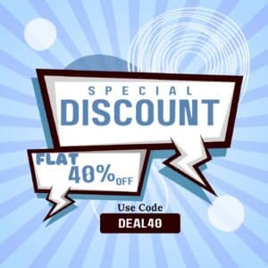 FLAT 40% off