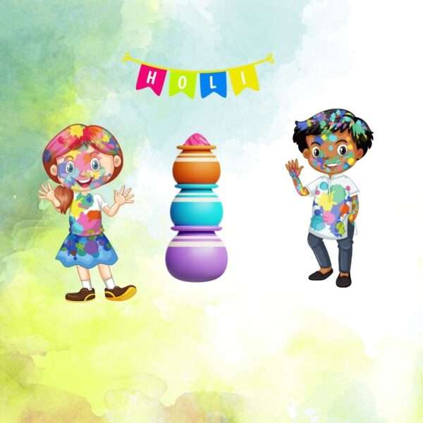 Holi Themed Stickers: Bring Joy to Your Celebrations! - Image 4