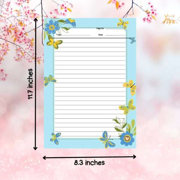 A4 Spring Themed Designer Sheets - 80 sheets/ 4 Designs - Image 5